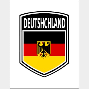 Flag Shield - Deutschland Posters and Art